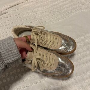 Dolce Vita Silver Sneakers